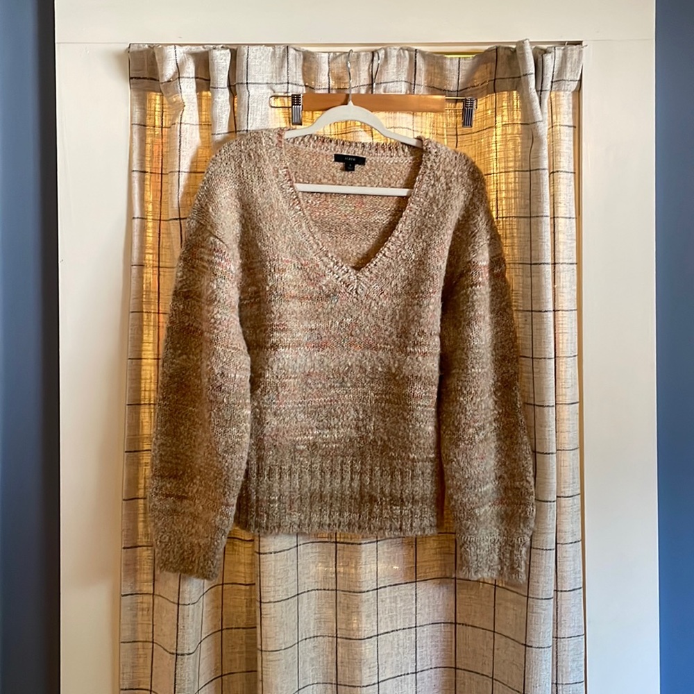 J. Crew multicolor knit sweater
